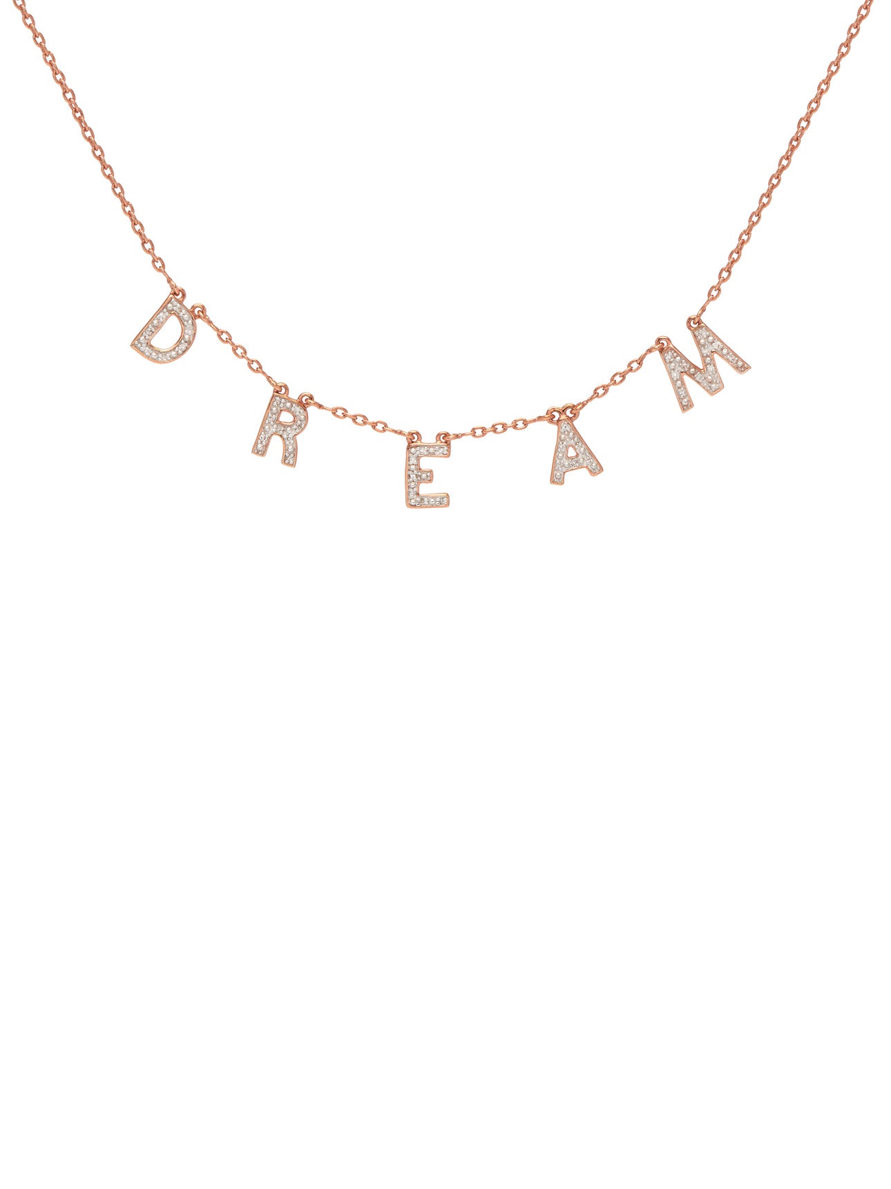 
                  
                    Dream Diamond Bunting Necklace Rose Gold
                  
                