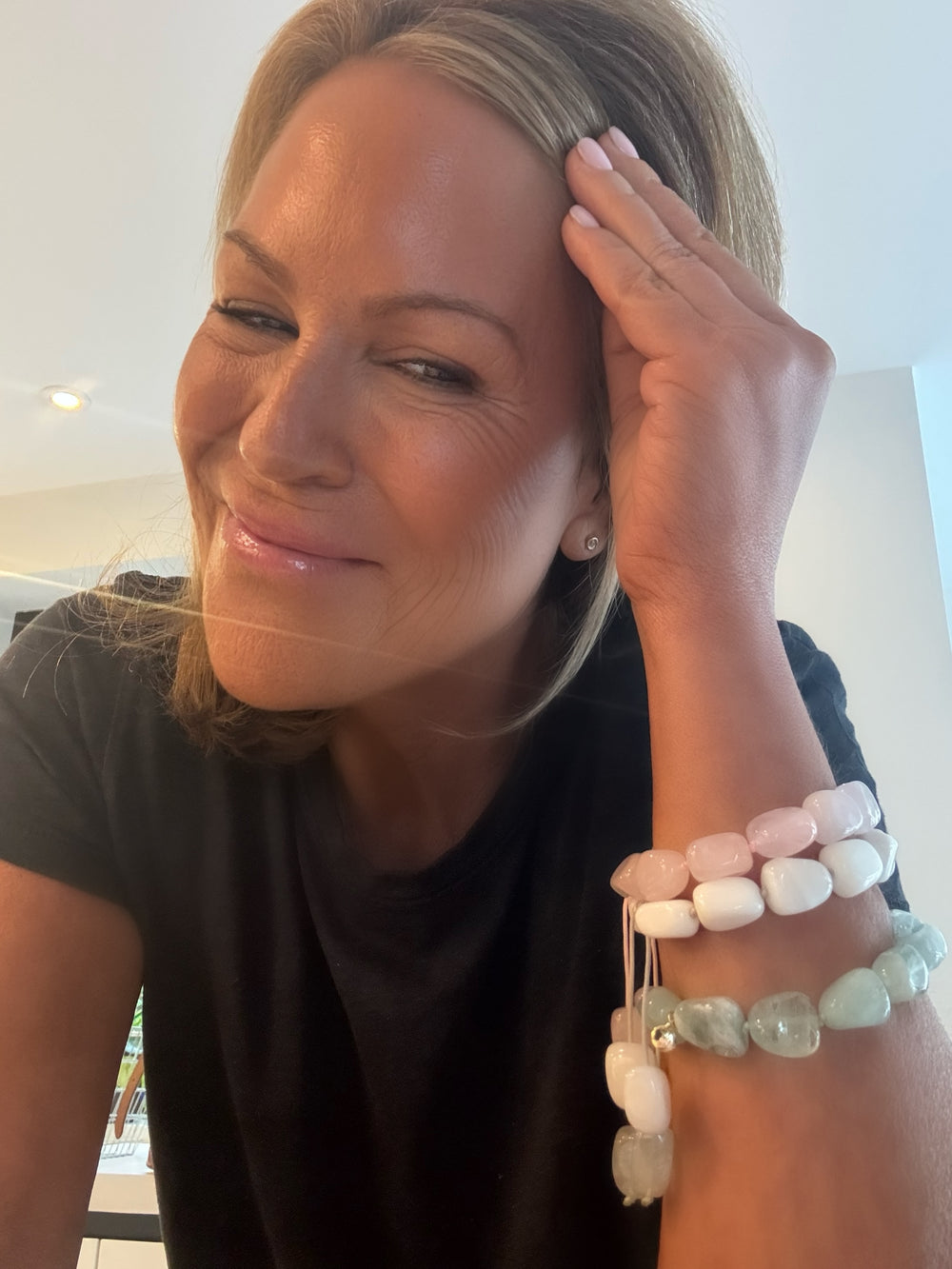 Cassidey Bracelet - Rose Quartz