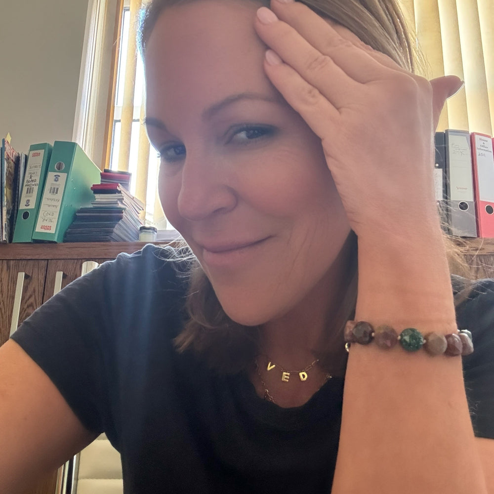
                  
                    Robbie Bracelet - India Agate
                  
                