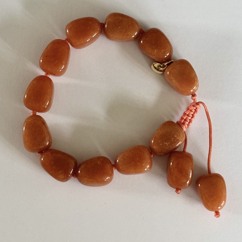 Cassidey Bracelet - Orange Aventurine