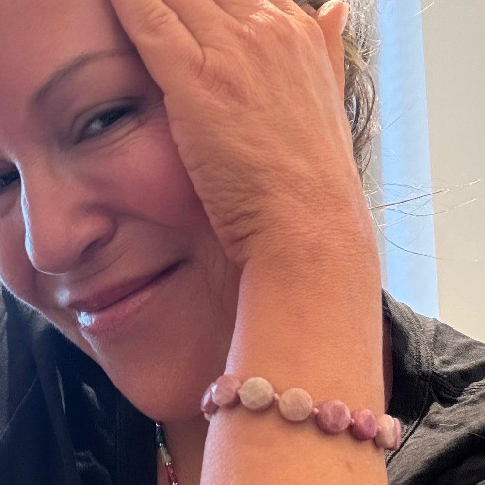 
                  
                    Robbie Bracelet - Pink Rhodonite
                  
                