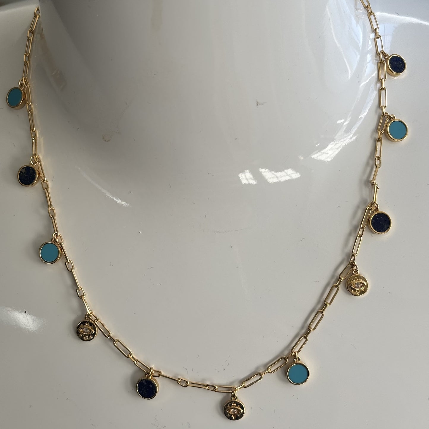 
                  
                    Sunray Discs Charm Necklace - NEW IN
                  
                