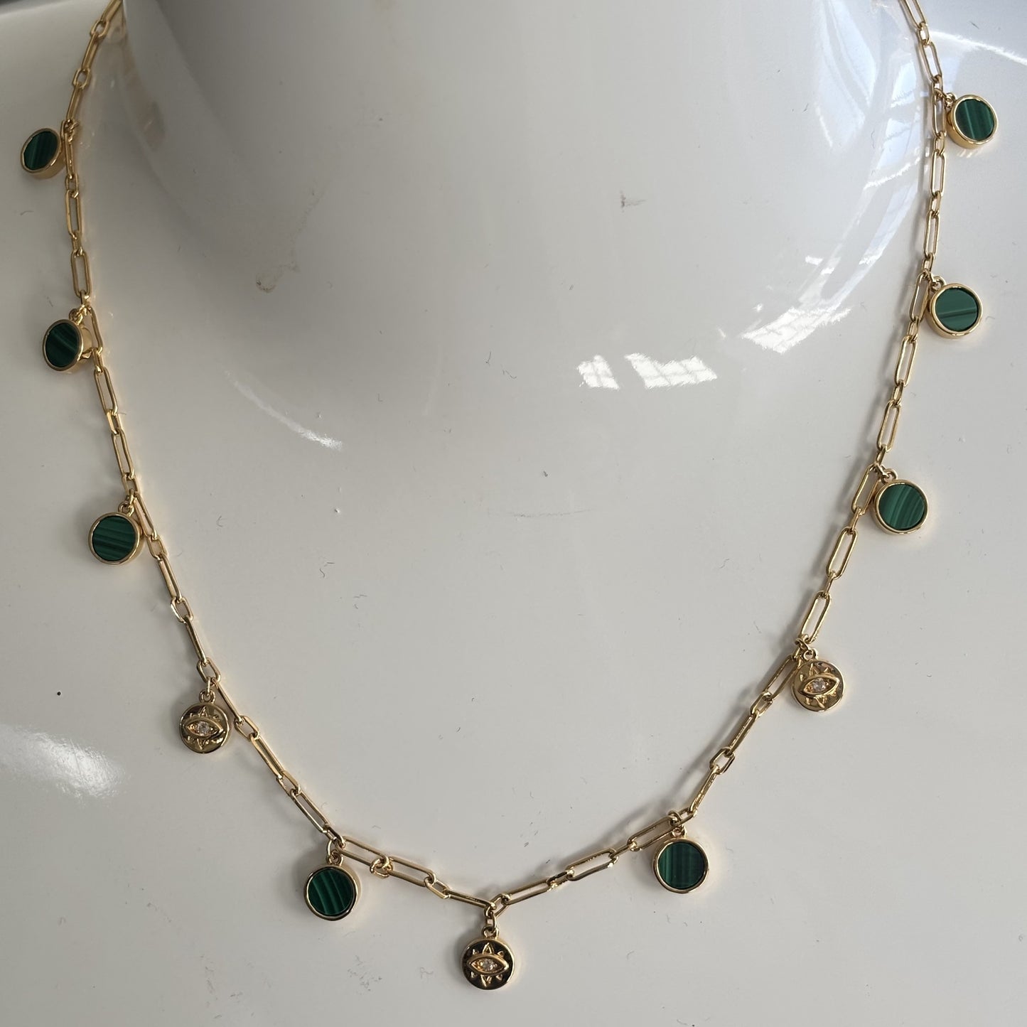 
                  
                    Sunray Discs Charm Necklace - NEW IN
                  
                