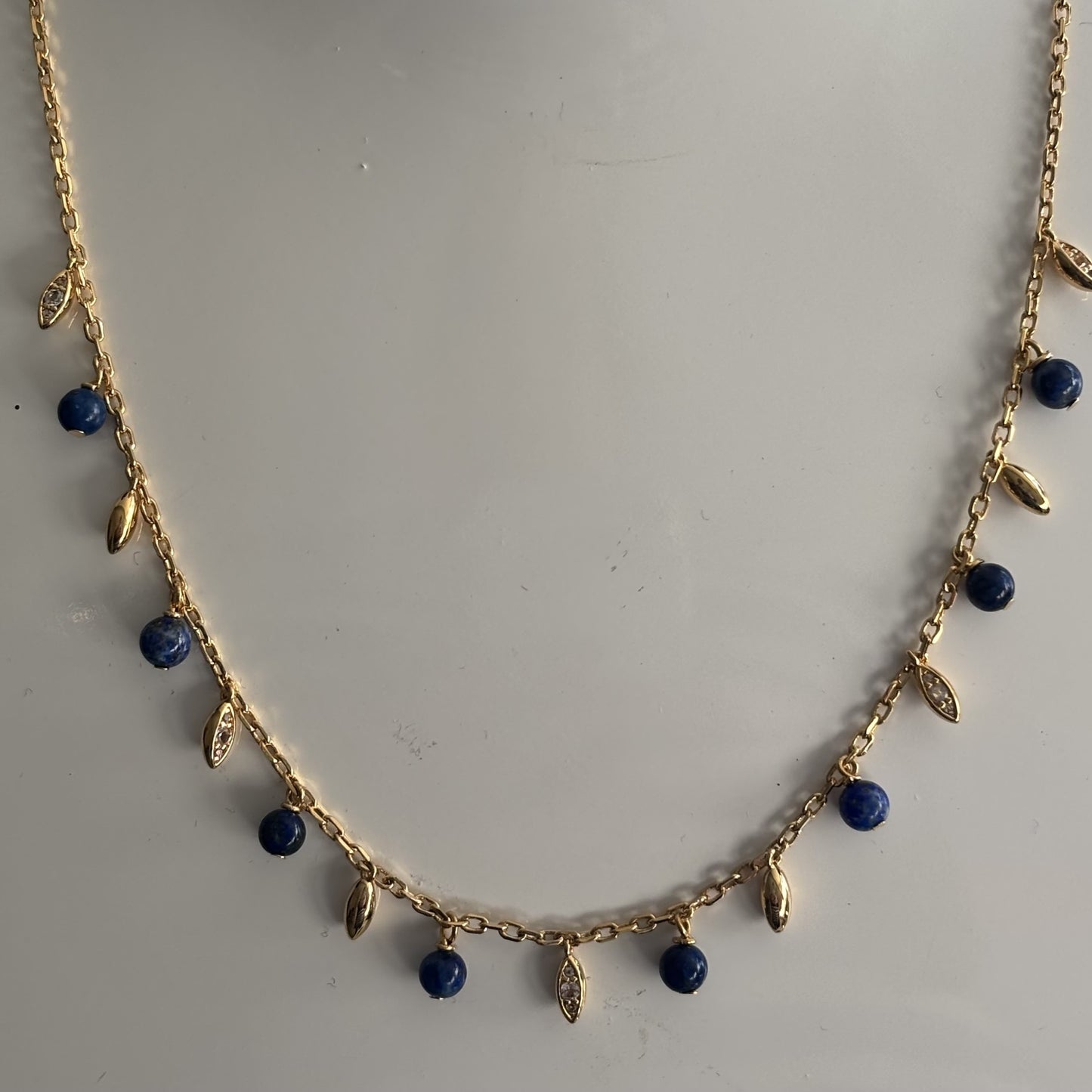 
                  
                    Stone and Teardrop Charm Necklace - NEW IN
                  
                